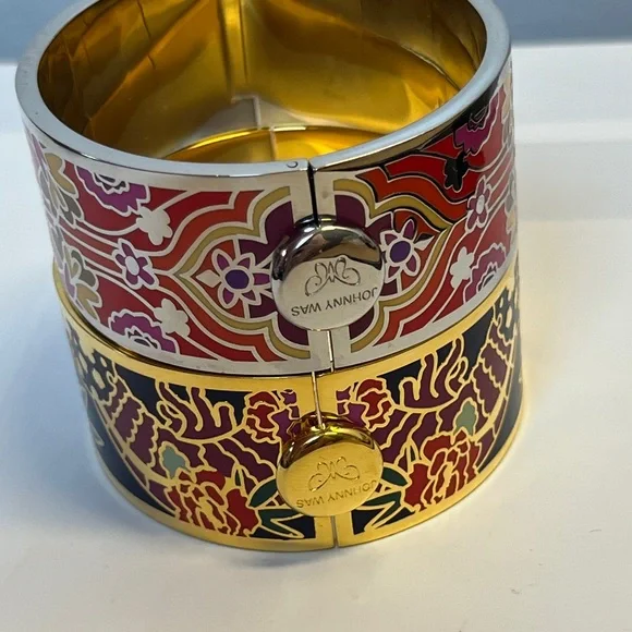 Johnny Was Multicolor Enamel Cuff Set - Picture 2 of 8